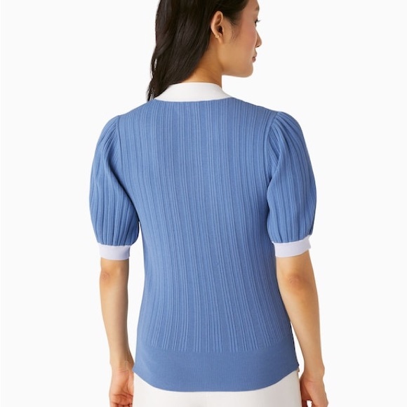 Kate Spade Colorblock Bow-neck Sweater - Picture 2 of 5